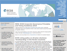 Tablet Screenshot of ecgs.net