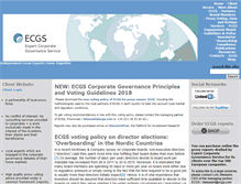 Tablet Screenshot of ecgs.com